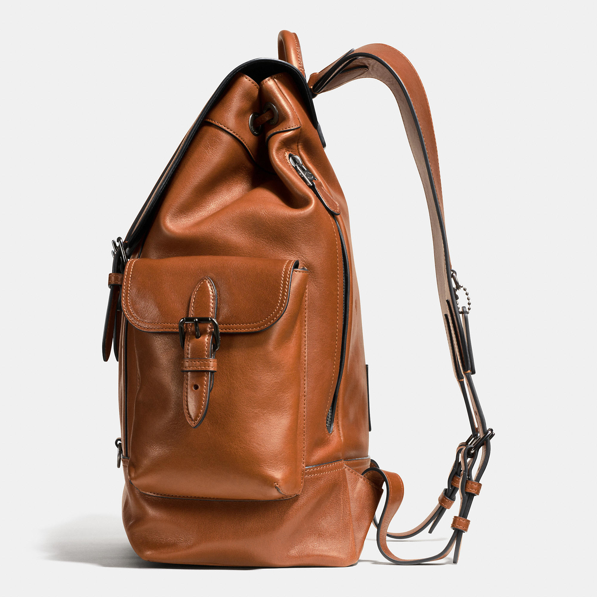 COACH Metropolitan Rucksack In Sport Calf Leather in Brown for Men Lyst